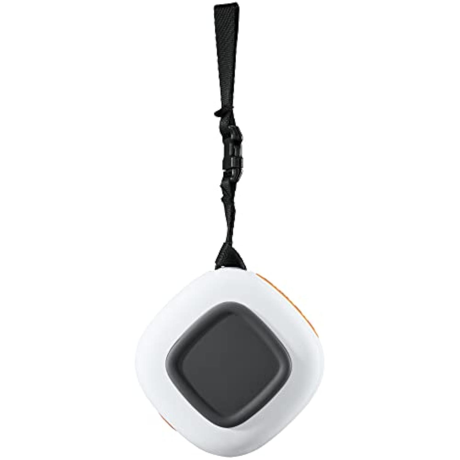 Bushnell Disc Jockey -Bluetooth -Speaker, Lightweight Disk Golf -Speaker with Distance to Basket -GPS, White/Orange, Small