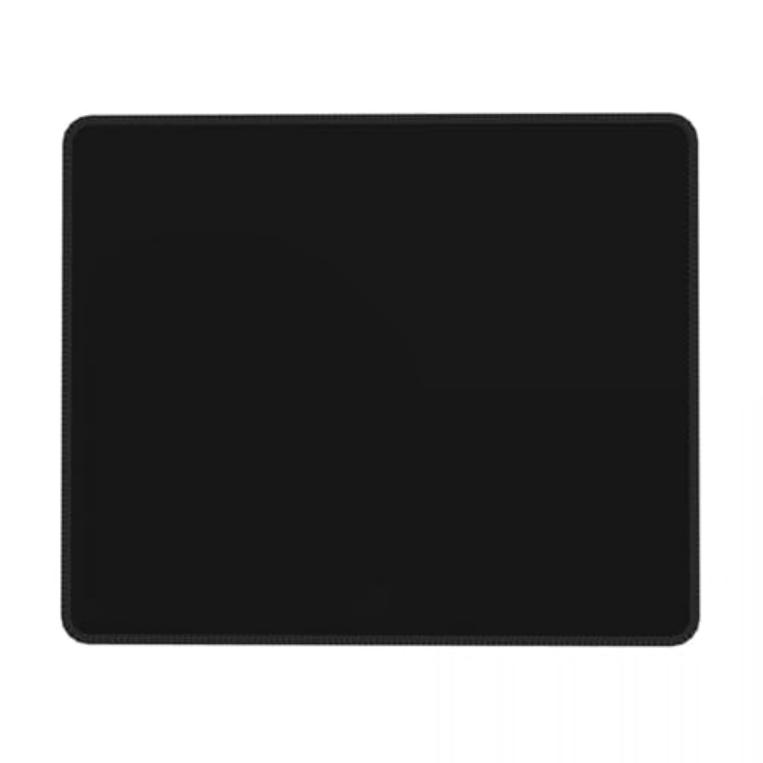 Custom Mouse Pad Personalized Add Your Own Picture Text, Anti-Slip Rubber Based Easy To Clean For Mousepad, Pureblack 10"X12"