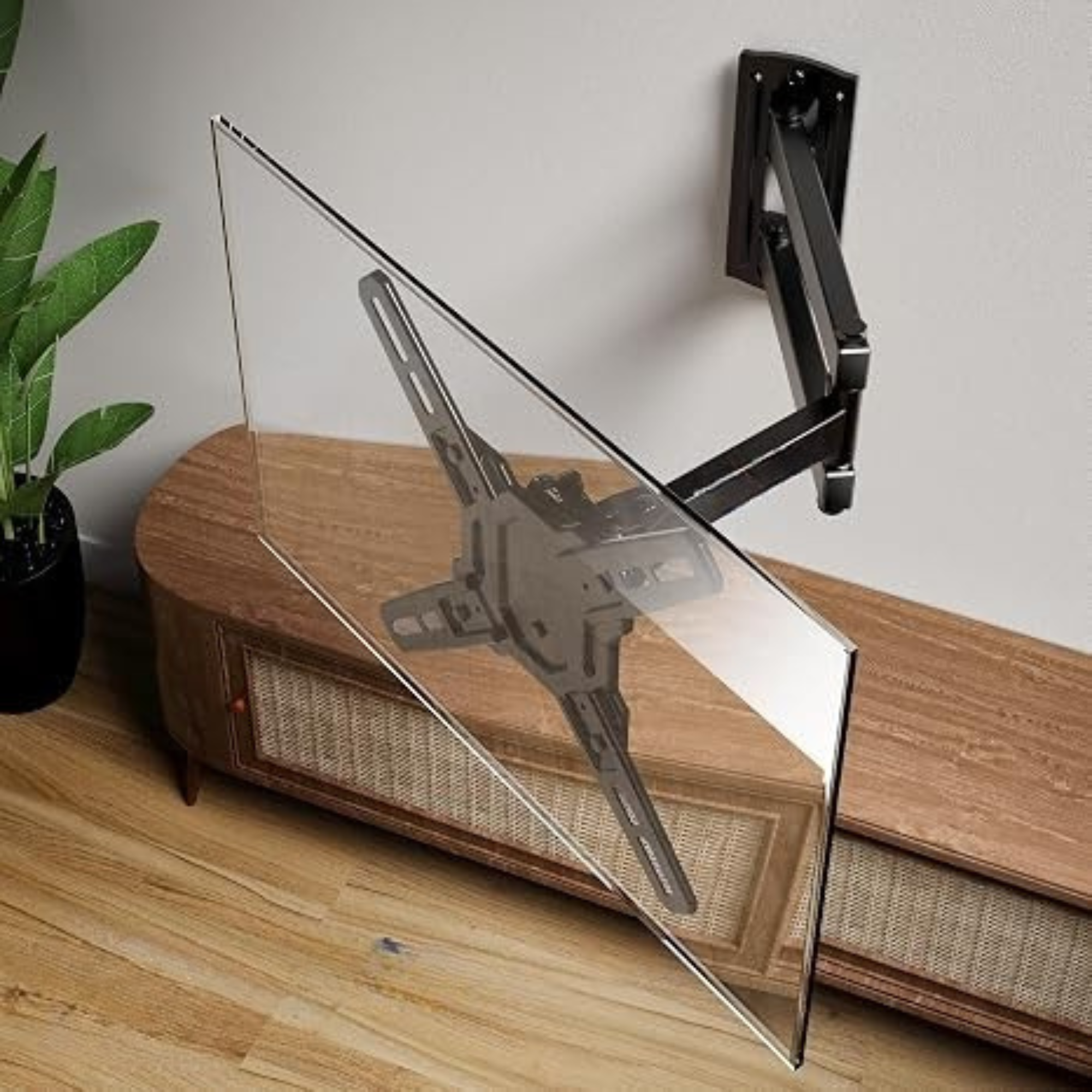 Full Motion TV Wall Mount for 13 to 43 Inch TVs Up to 44 lbs