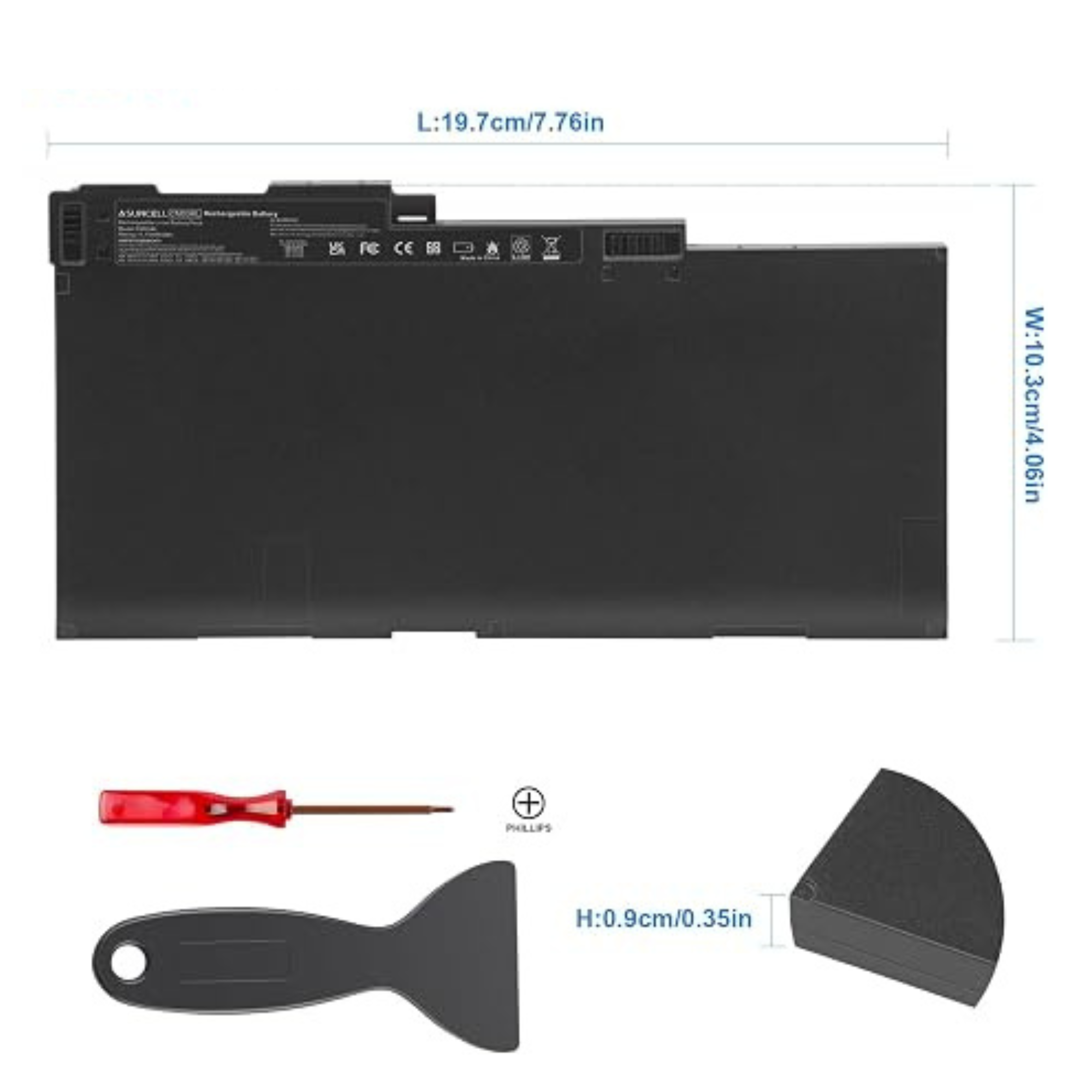 CM03XL Laptop Battery Replacement for HP EliteBook 740 750 840 850 ZBook 14