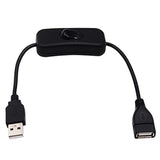 2 Pack Usb Switch On/Off Extension Cable 4 Pin Data Sync 2.0 Cord 303 Rocker T