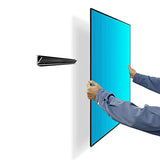 No Stud TV Wall Mount, Drywall Studless TV Hanger No Damage, No Drill, Non Screws, Dry Wall Flat Screen TVs Easy Install Bar Bracket fits VESA 12-55