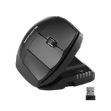 Unimouse Ergonomic Vertical Mouse Adjustable 35°-70° Tilt Angle, 6 Programmable Buttons For Productivity, Customizable Thumb Rest For Wrist Pain Relief | Plug & Play Mac/Pc - Wireless - Right