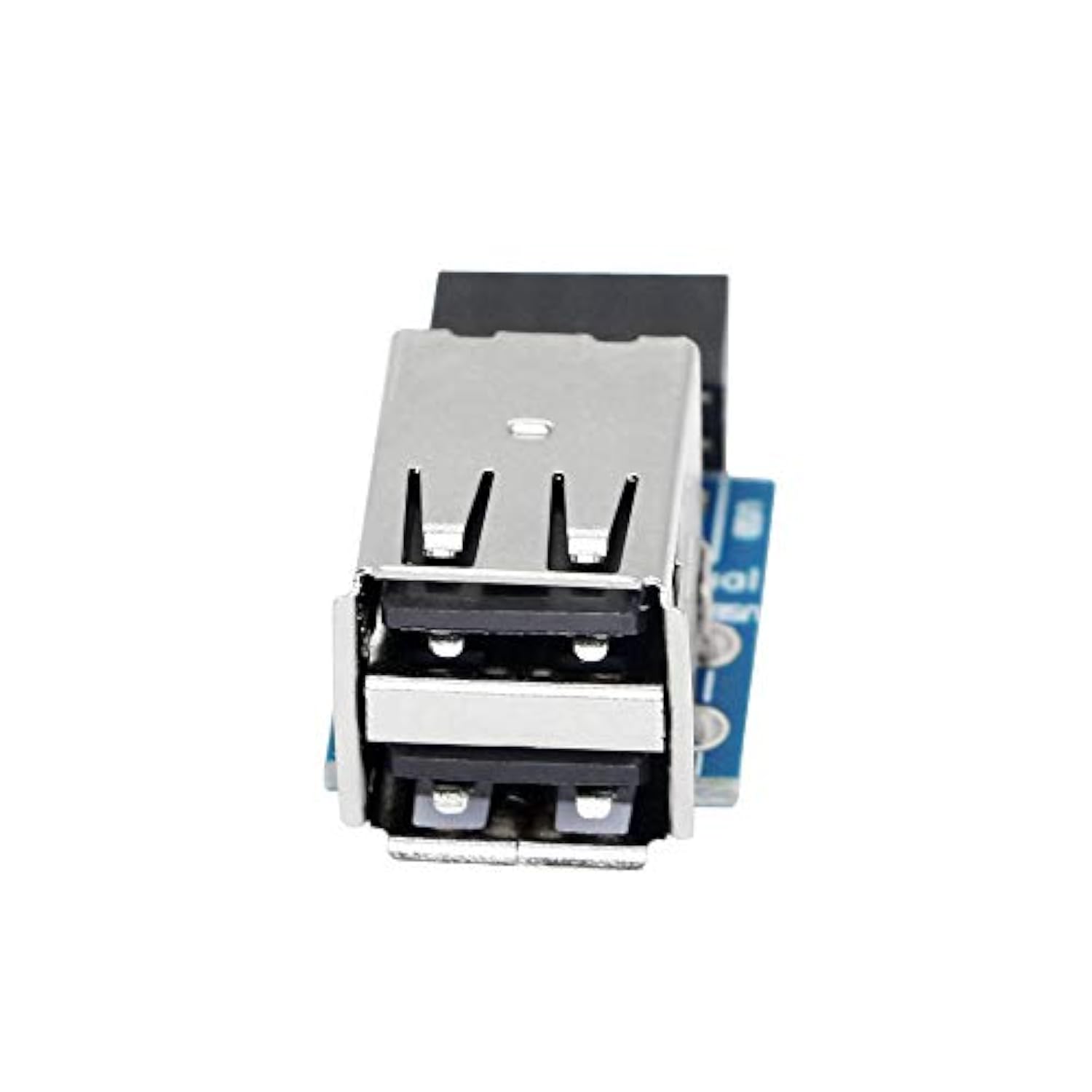 9Pin Usb 2.0 Female Pin Dual 2 Port Usb Motherboard Header Adapter-Dual Layer