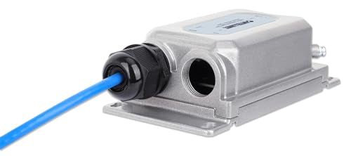 Intellinet Outdoor Vandalproof Gigabit Media Converter And Poe+ Injector 30W Max Output, 1 1000Base-X Sfp Port, 1 10/100/1000 Rj45 Port, Ip67 & Ik10 Rated 3 Yr Mfg 509213
