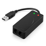 External Usb 2.0 3 In 1 Data Voice Dial Up Modem 56K V.92 V.90 Cx93010 Win7 Receive Send Fax On Computer With Rj11 Cable
