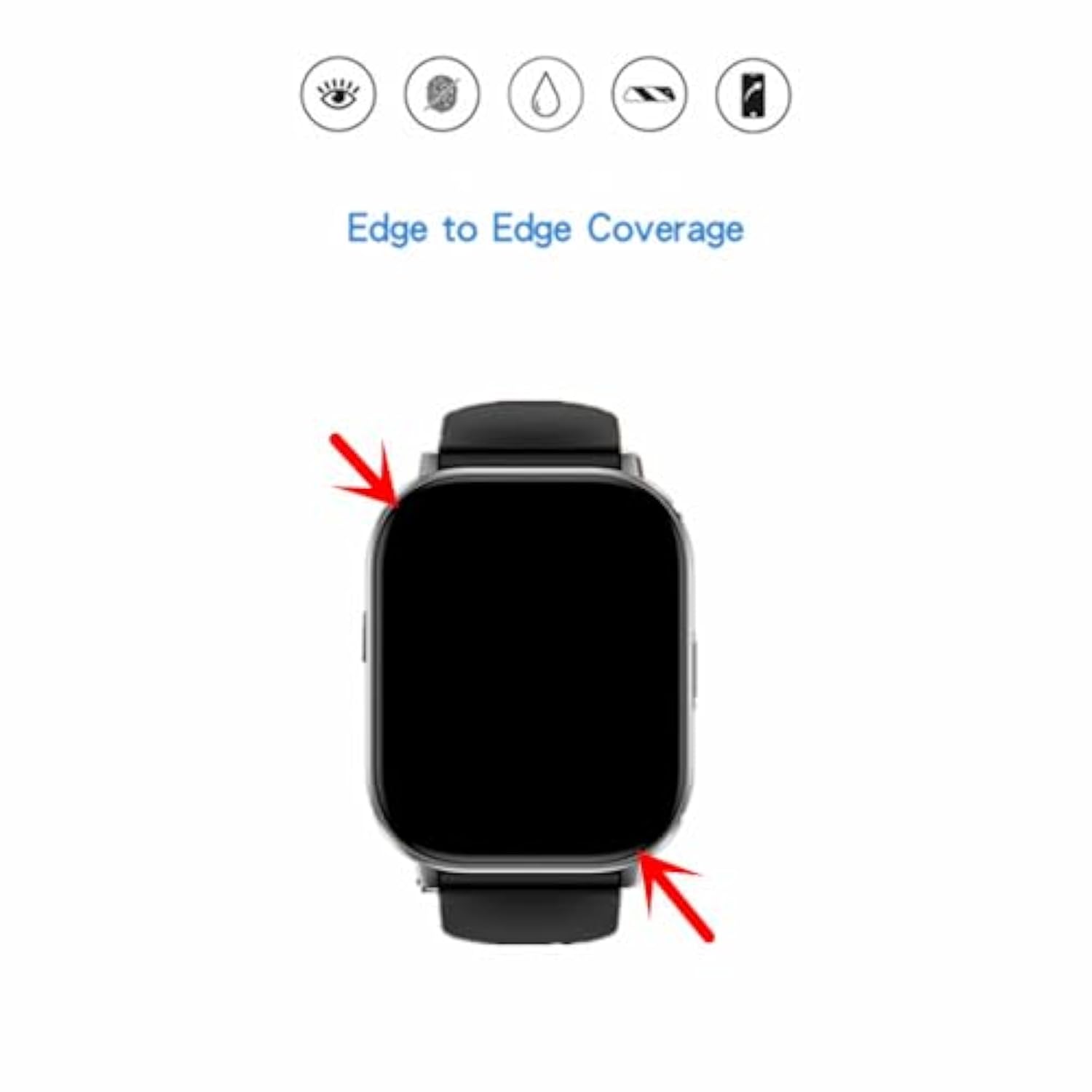 Screen Protector Compatible For Ganopterygon 2.01" Smartwatch G128 Watch, Tpu Hd Protective Film Compatible For G128 2.01-Inch Smart Watch (6 Pcs)