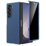 Samsung Z Fold 6 Case with Privacy Screen Protector Blue