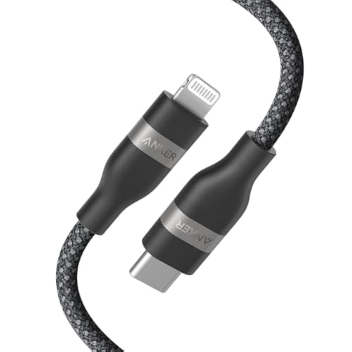 Anker USB C to Lightning Cable, Upcycled-Braided USB C to Lightning Cord, Ultra-Fast Charging Cable for iPhone 14/13/12/11 Series and More (3FT)