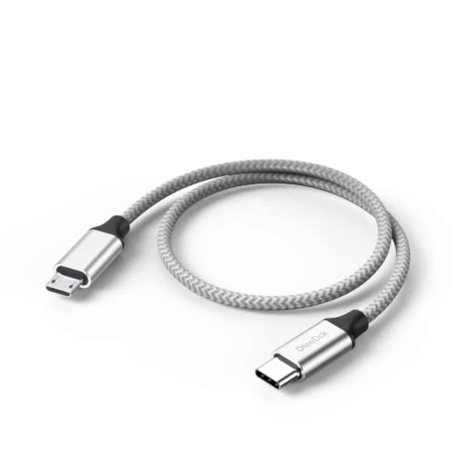 Usb C To Micro Usb Cable 1Ft, Micro Usb To Usb Type C Adapter Cable Braided Ma