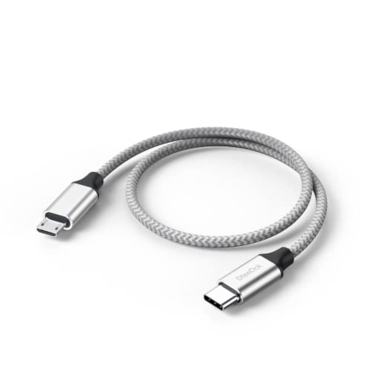 Usb C To Micro Usb Cable 1Ft, Micro Usb To Usb Type C Adapter Cable Braided Ma