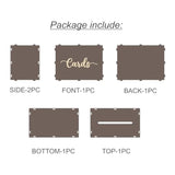 Rustic Wooden Card Box 12X9X7 Inch Gift Card Box For Wedding Birthday Baby Shower Graduation Party