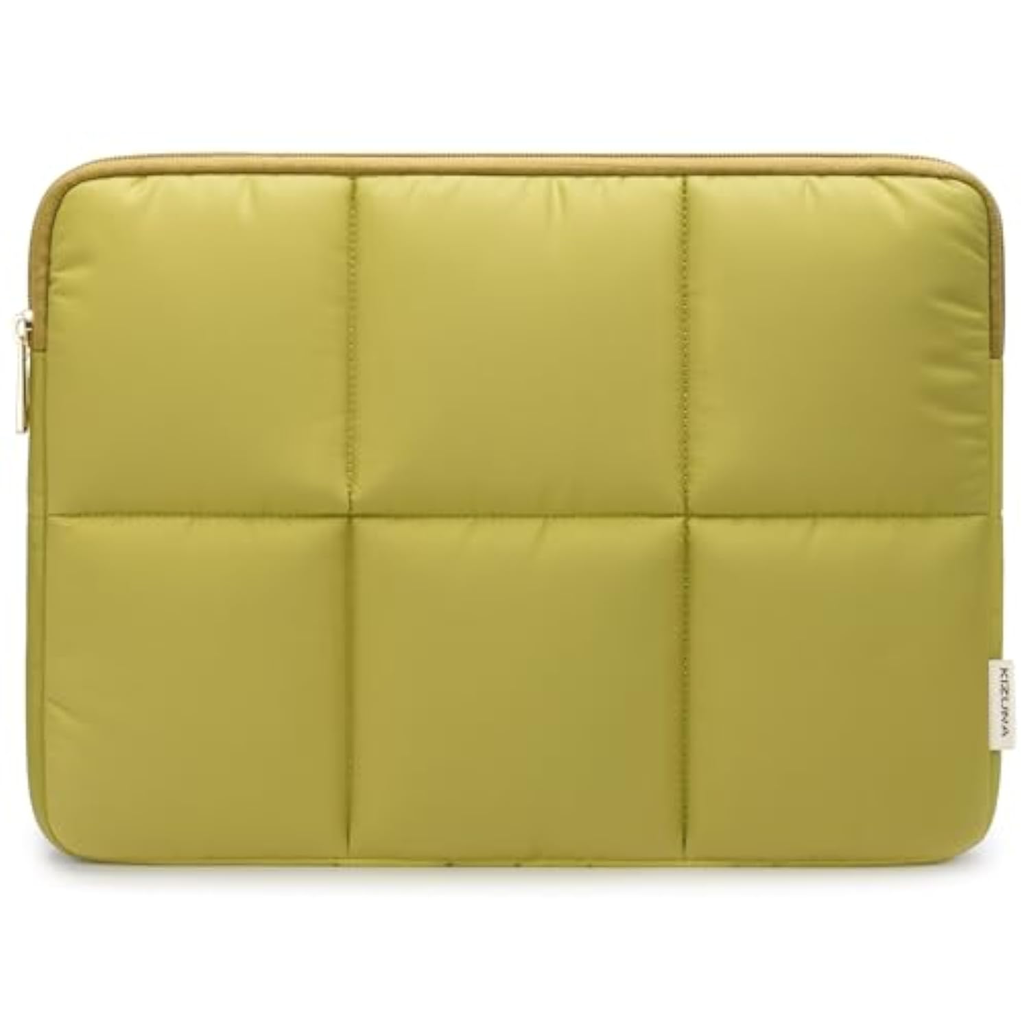 Puffy Laptop Sleeve 13 Inch Computer Case For Macbook Air 13 Pro 14 /Ipad Air Pro 13/Ideapad Flex 5 Gen 8 14"/Yoga Slim 7I Carbon/Thinkpad X1 Carbon/14 Thinkpad T14,Green