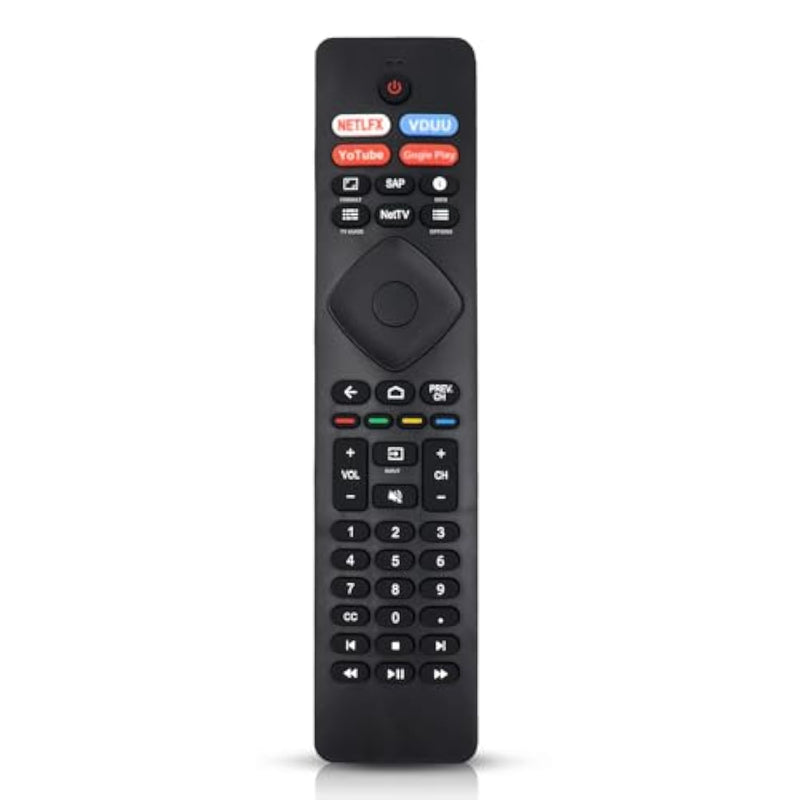 Nh800Up Rf402A-V14 Bt800 Ir Remote Control Replacement For Philips Android 4K Ultra Smart Led Tv 43Pfl5604/F7 43Pfl5766/F7 50Pfl5604/F7 55Pfl5604/F7 65Pfl5504/F7 65Pfl5604/F7(No Voice)