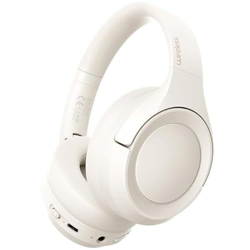 L50 Noise-Cancelling Headphones, Wireless Over-Ear Bluetooth Headphones, 50-Hour Playback Time, High-Resolution Audio, Bass, Memory Foam Ear Cups,