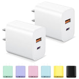 Usb C Charger Block, Iphone 16 Charger Block Fast Charging Dual Port Pd Power Adapter For Iphone 16/16 Pro/16 Pro Max/16 Plus/15/14/13/12/11, Xs/X, Ipad, Google Pixel, Samsung Galaxy