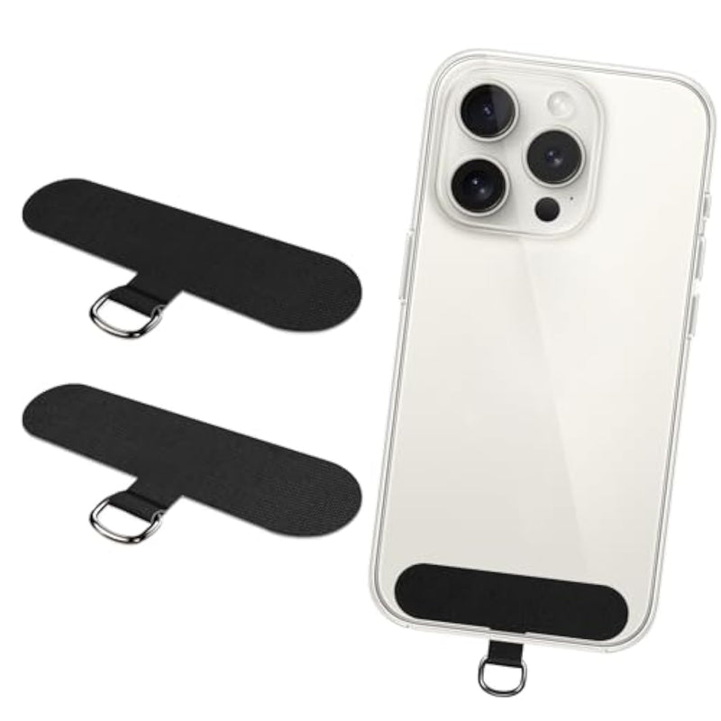 Phone Tether Pad, 2 Pack Tether Tab Patches For Phone Lanyard Compatible With Iphone & All Smartphones