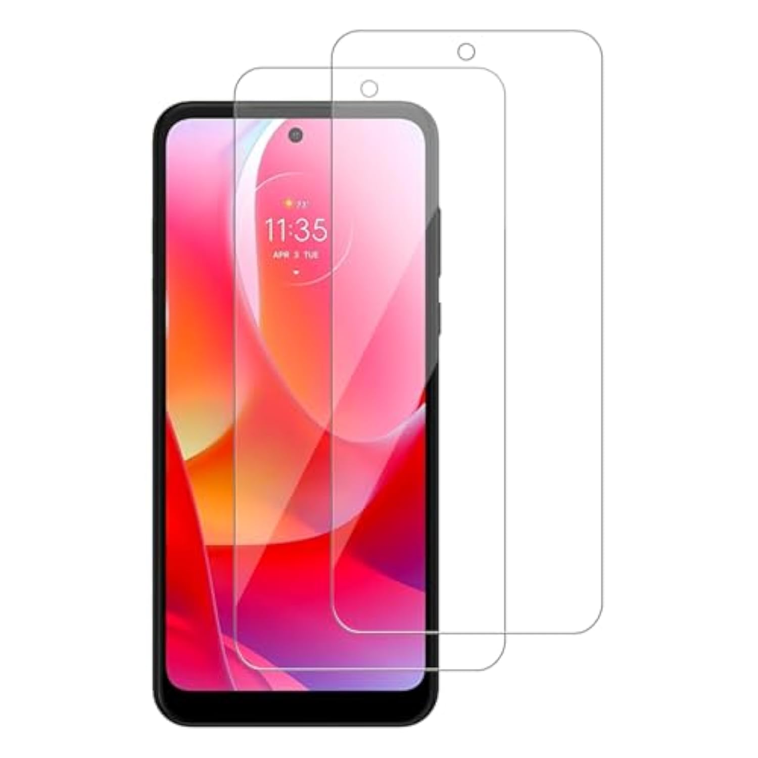 2 Pack For Motorola Moto G Power (2022) Screen Protector, Tempered-Glass, Micro-Curved Edges, Case Friendly, Bubble Free, Hd Clear, Easy Installation