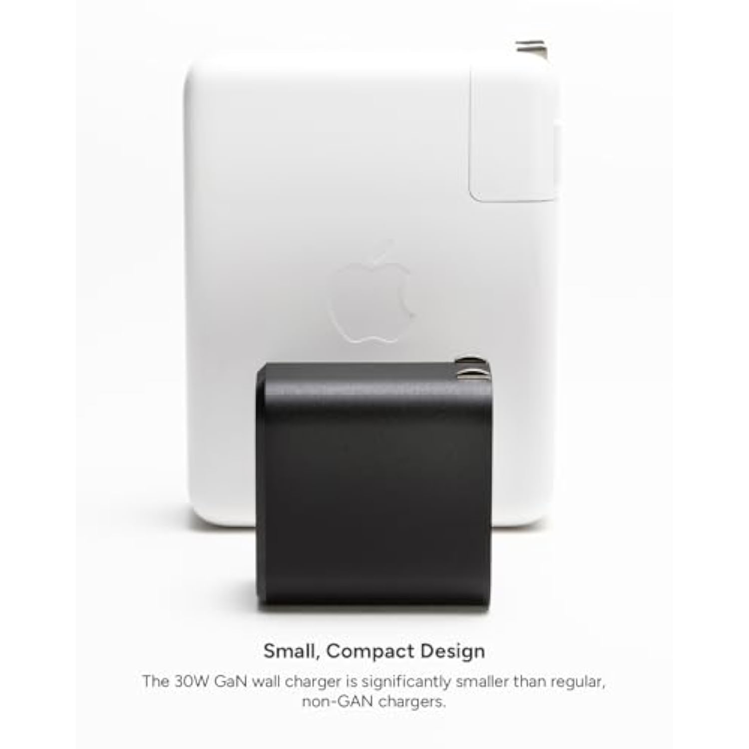 Mophie GaN 30W USB C Charger Block - Fast Wall Charger for iPhone, iPad, Samsung Galaxy, Google Pixel, and More - Compact, Foldable Prongs, Eco-Friendly, Black