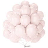 Beige Balloons 50 Pcs 12 Inch Cream Ivory Sand White Nude Balloons Wedding Bridal Graduation Baby Shower Gender Reveal Birthday Boho Party Decorations White-F60
