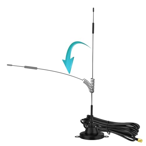 4G Lte Antenna 7Dbi 698-2700Mhz Magnetic Base Sma Male Antenna For Router M2M Gateway Cpe Router Vehicle Car Mobile Cellular Mmdvm Hotspot