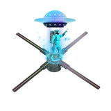 3D Hologam Fan,Spinne With Bluetooth Emote ,Hologam Pojecto Hd Led With 700 Video Libay ,Hologaphic Fo Halloween (46Cm)