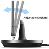 Desktop Charging Stand For Usb-C Phone And Tablets, Adjustable Case-Friendly Dock Station Charger, Super Fast Charge Compatible (Wired Type-C)