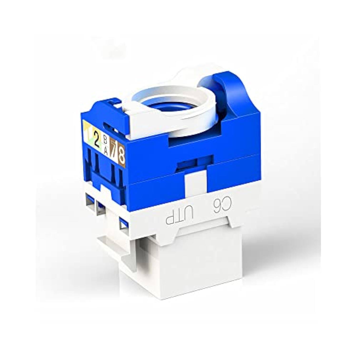 16 Pcs Cat6 Keystone Jack, Cat6 Rj45 Keystone Jack Module Connector Network Co