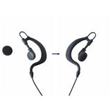 Black Soft Foam Earbud Earpad Replacement Sponge Covers For Walkie Talkie Earpiece & Stereo Headsets?Diameter 18Mm,10Pcs?