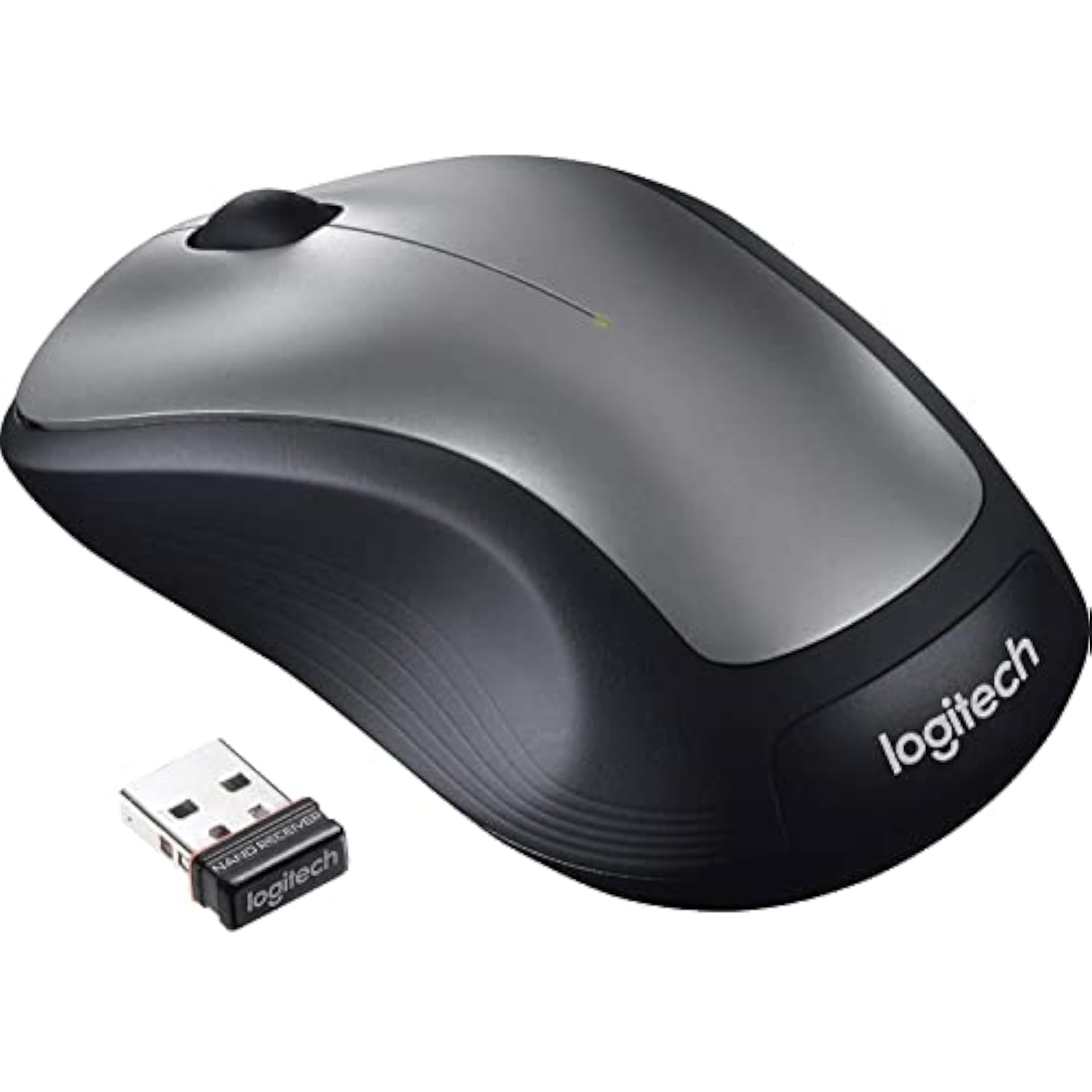 Logitech MK335 Quiet Wireless Keyboard and Mouse Combo - Black/Silver Keyboard and Mouse Combo Wireless, Ambidextrous