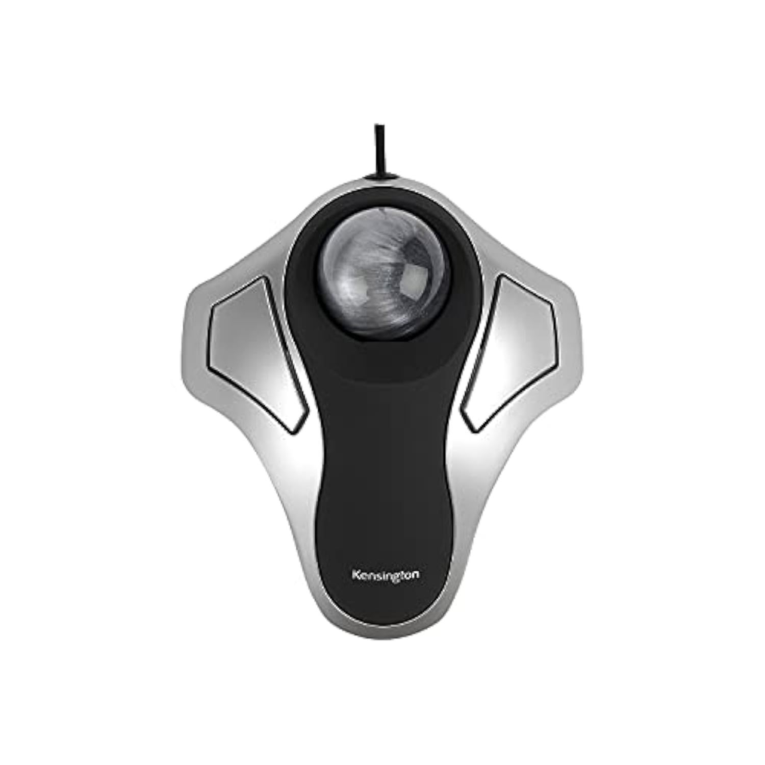Kensington Orbit Optical Trackball Mouse, USB 2.0, Left/Right Hand Use, Black/Silver