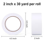 Clear Double Sided Tape Sticky Tape, 2 Inch By 30 Yards (1 Roll), High Duty Adhesion Permanent Double-Sided Adhesive Tape For Diy Arts, Crafts, Photography, Scrapbooking, Furniture