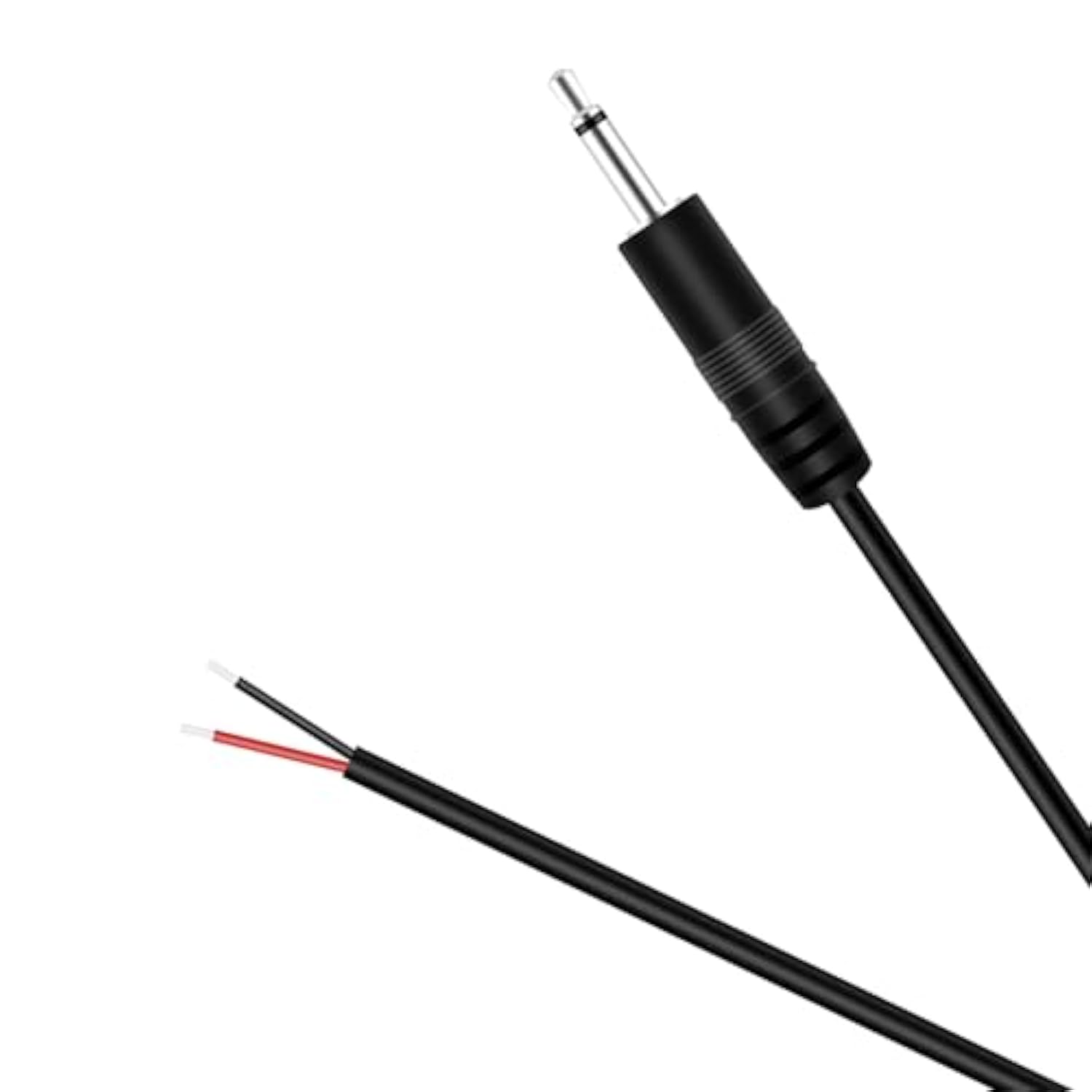 3.5Mm 1/8" To Speaker Wire, 2-Pack 6Ft Ts Mono 3.5Mm Male Jack To Bare Wire Pigtail Connector Adapter Repair Audio Cable For Speaker, Trigger Cable