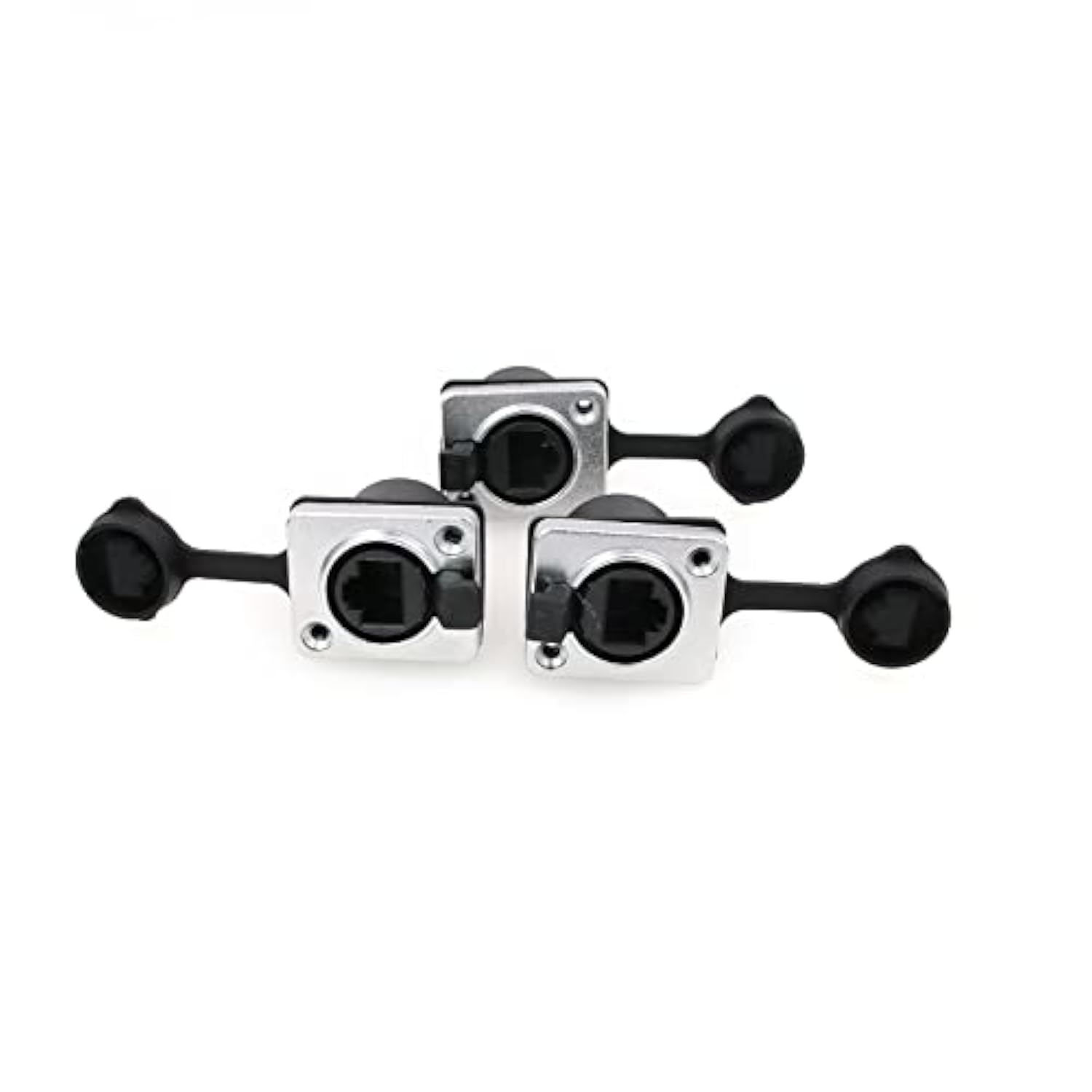 Rj45 Panel Mount Network Ethernet Signal Connector Ip65 Waterproof Coupler Rj4