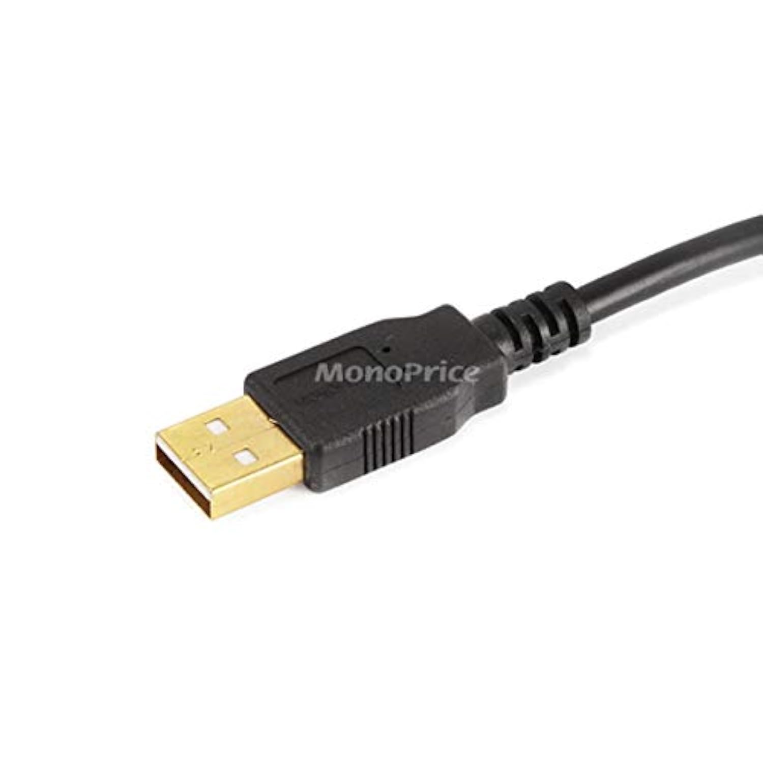 Usb 2.0 Cable - Usb Type-A Male To Usb Type-A Male, Gold Plated, 480 Mbps, 28/24Awg, 1.5 Feet, Black