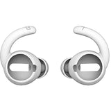 Ear Hooks Accessories Compatible With Airpods 2 & Airpods 1 Or Earpods Headphones,Airpod Tips Anti-Slip Ear Hooks Silicone 1 Pair (White)