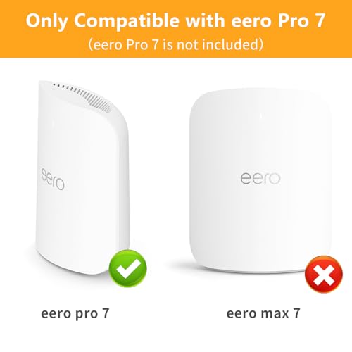 Wall Mount Bracket For Eero Pro 7 Router - Space-Saving Tri-Band Wi-Fi 7 Mesh System Accessory, Easy Installation Compatible With Eero Pro 7(3 Pack)