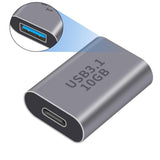 Usb C Female To Usb Female Adapter 3.1 Gen2, 10Gbps Bi-Directional Type C To Type A Adapter Otg Adapter Support Data Sync And Charging For Laptop, Pc, Iphone, Macbook Pro, Laptop