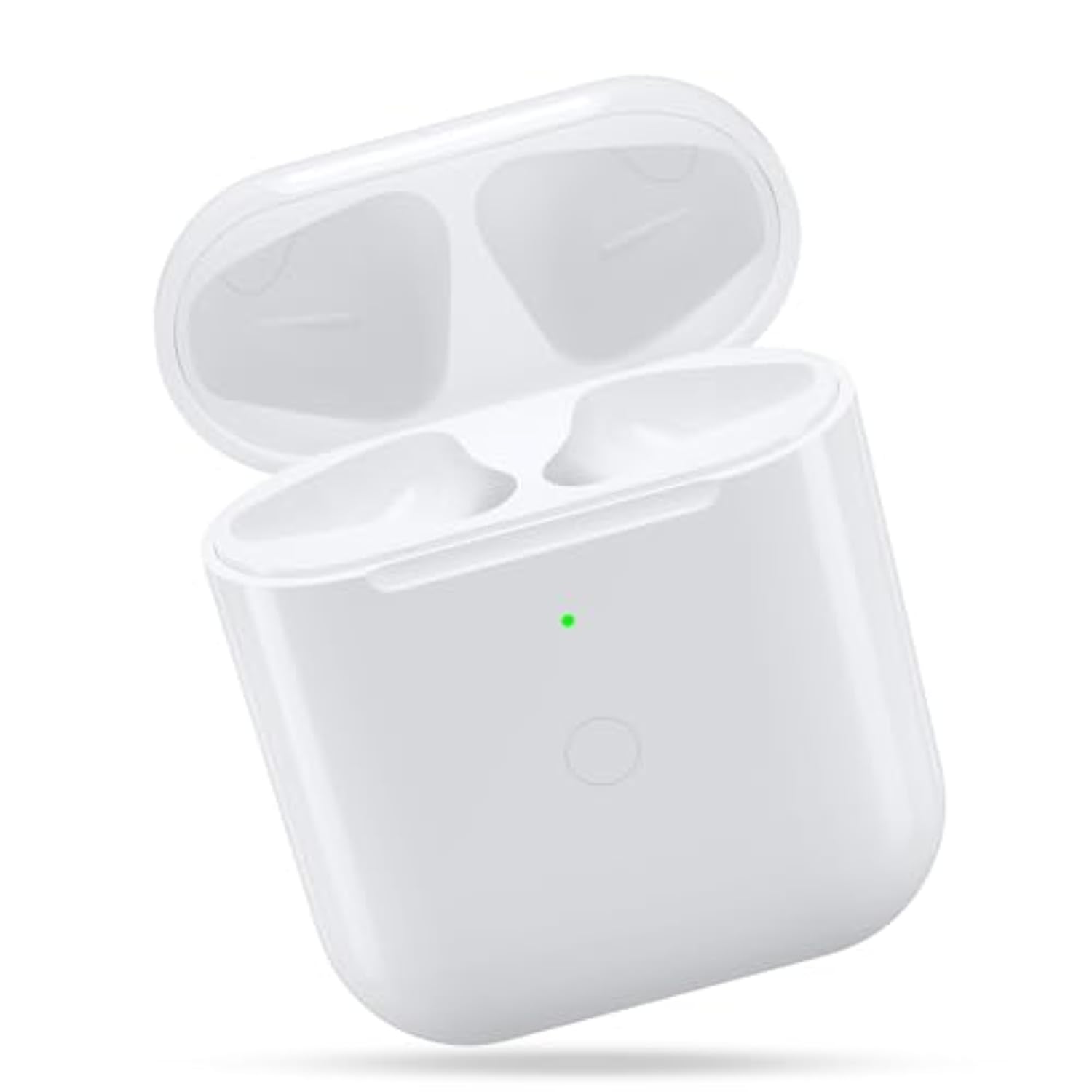 Replacement Charging Case For Airpod 1St 2Nd Charging Case, Air Pods Charging Case Only With Bluetooth Pairing Sync Button(Replacement A1938 And A1602)