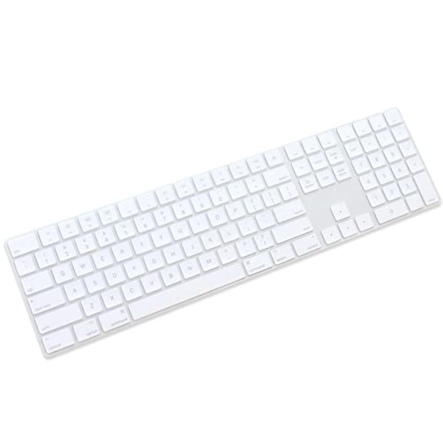 Silicone Keyboard Cover for Apple Magic Keyboard with Numeric Keypad MQ052LL/A