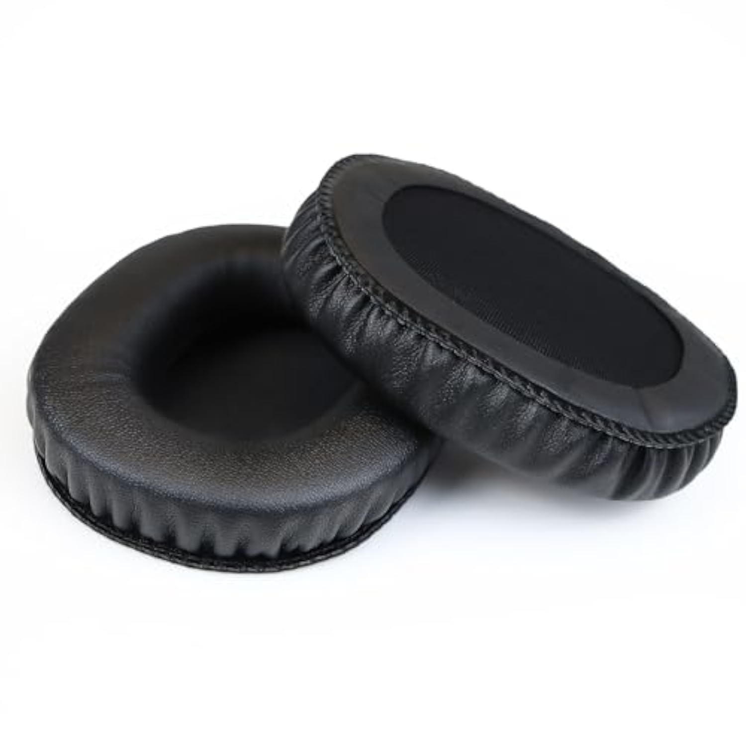 Replacement Earpads For Marshall Monitor Wireless/Wired Over-Ear Headphones (Do Not Fit Monitor Ii),Ear Pads Cushions With Noise Isolation Memory Foam,Soft Protein Leather-Black