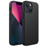 Jetech Silicone Case For 13 6.1-Inch, Silky-Soft Touch Full-Body Protective Phone Case, Shockproof Cover With Microfiber Lining (Black)