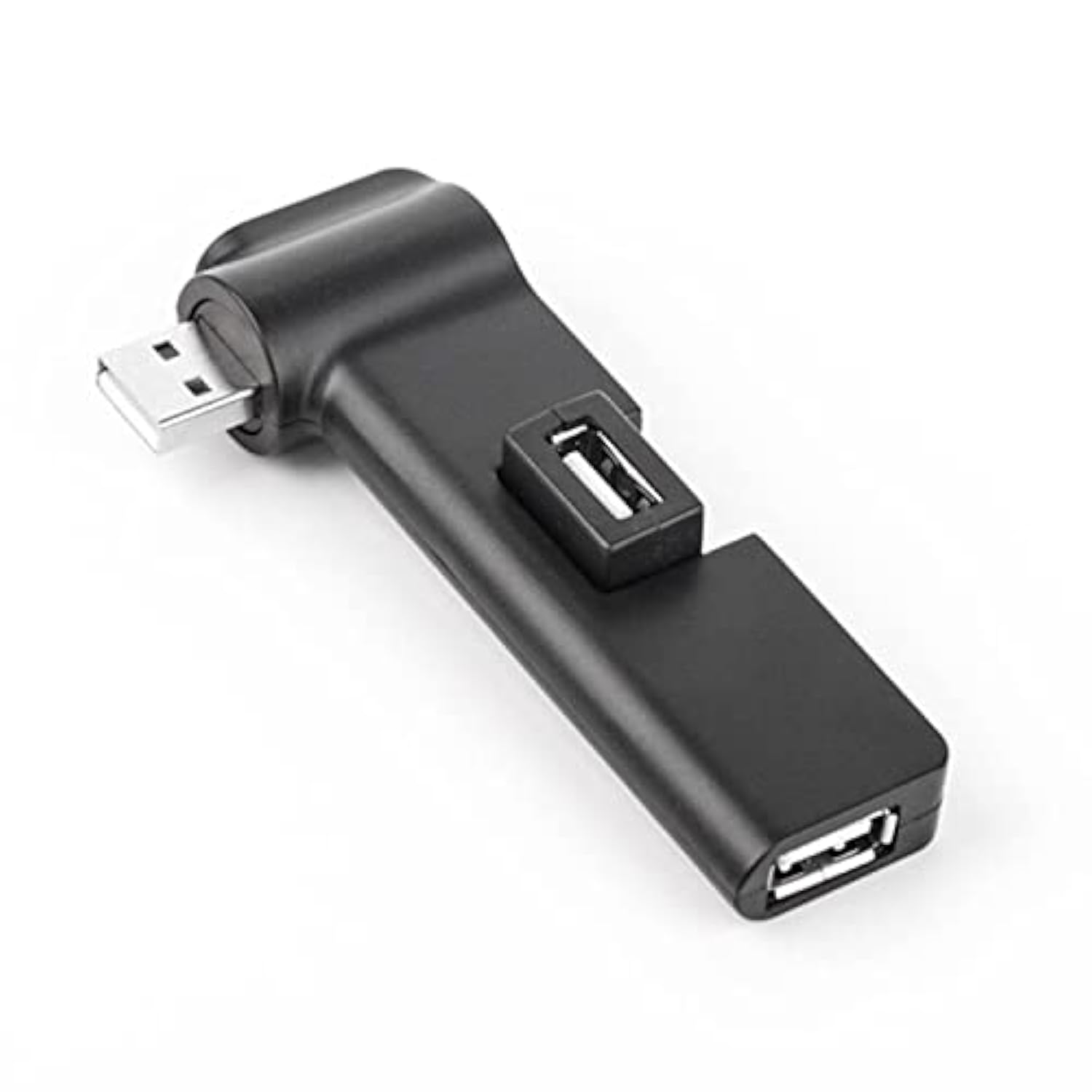 Mini Usb 2.0 Hub 4 Port Usb Hub,[90°/180° Degree Rotatable] Usb Hub Usb Extens