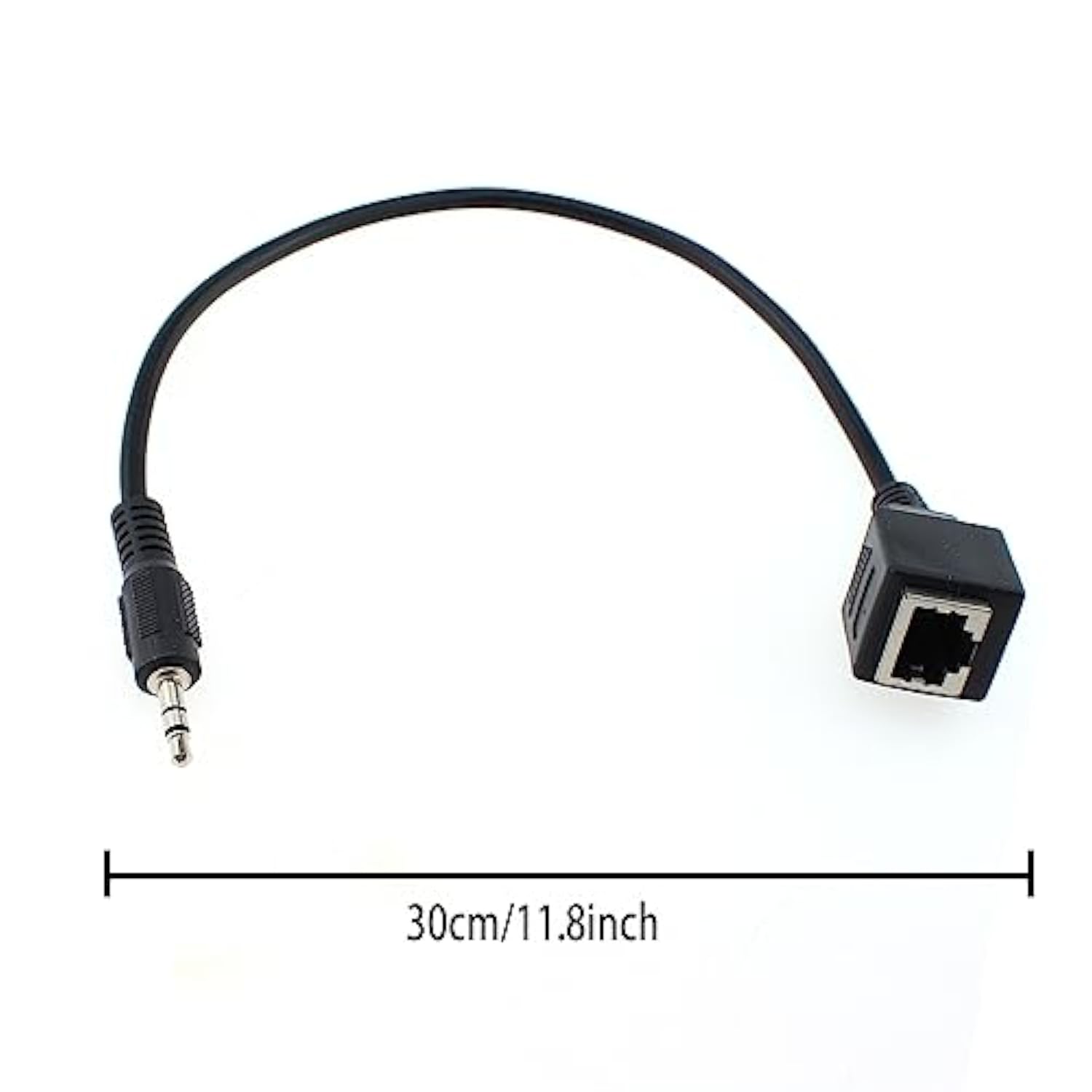 3Pcs 3.5Mm 1/8" Stereo Male Plug To Rj45 Female Extender Over Cat5/Cat6 Socket