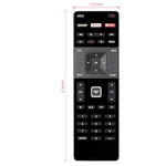 XRT122 Replace Remote Control fit for VIZIO TV D24-D1 D24H-E1 D28H-D1 D32-D1 D32F-E1 D32H-D1 D32X-D1 D39F-E1 D39H-D0 D40-D1 D40F-E1 D40U-D1 D43-D1 D43-D2 D43-E2 D43F-E1 D43F-E2 E65-C3