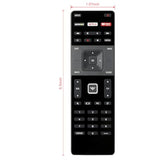 XRT122 Replace Remote Control fit for VIZIO TV D24-D1 D24H-E1 D28H-D1 D32-D1 D32F-E1 D32H-D1 D32X-D1 D39F-E1 D39H-D0 D40-D1 D40F-E1 D40U-D1 D43-D1 D43-D2 D43-E2 D43F-E1 D43F-E2 E65-C3