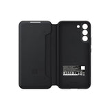 Samsung Galaxy S22+ LED View Cover, Protective Phone Case with Tap Control, Card Pocket, Customizable, Shockproof, US Version, Black