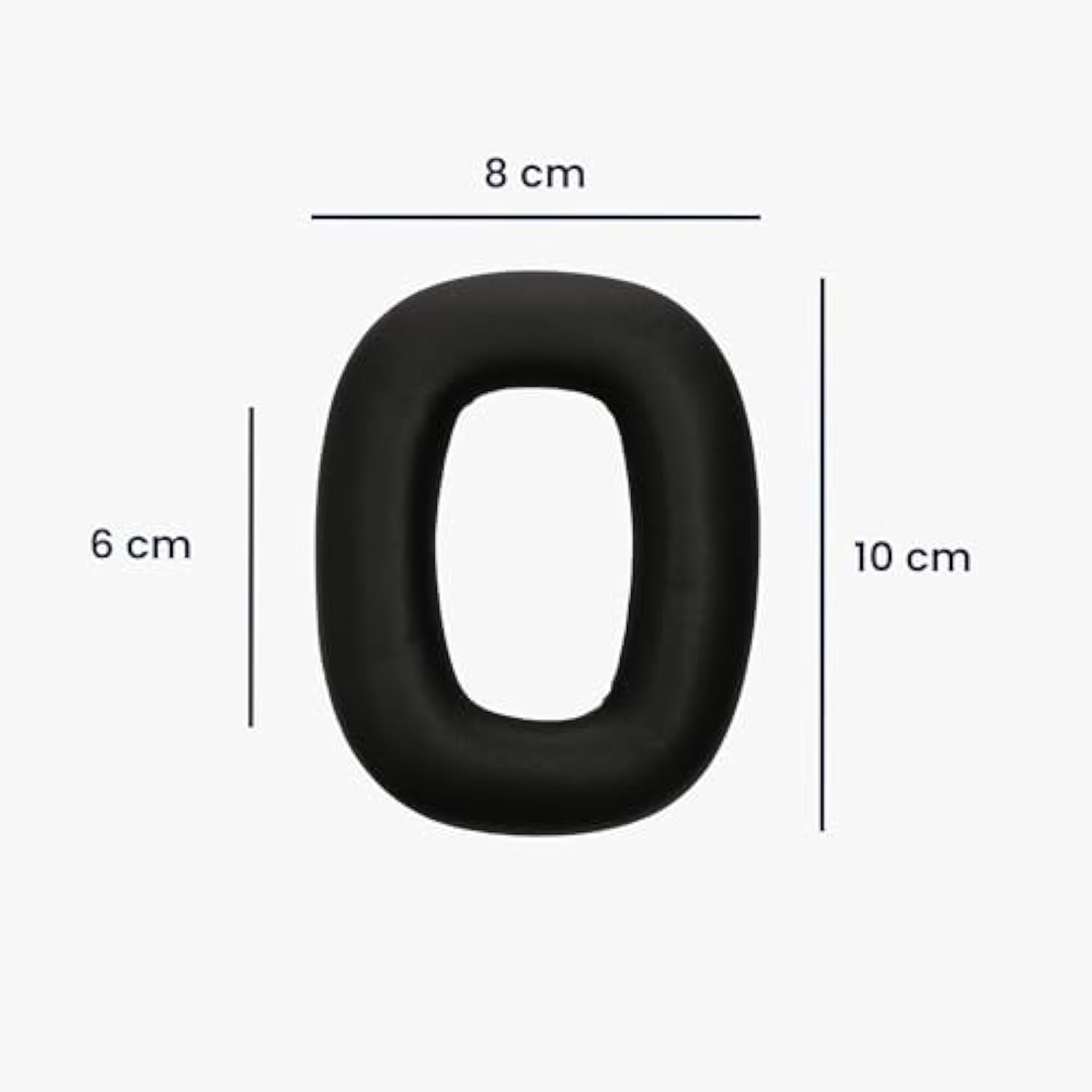 kwmobile Ear Pads Compatible with Logitech G Astro A30 Earpads - 2X Replacement for Headphones - Black