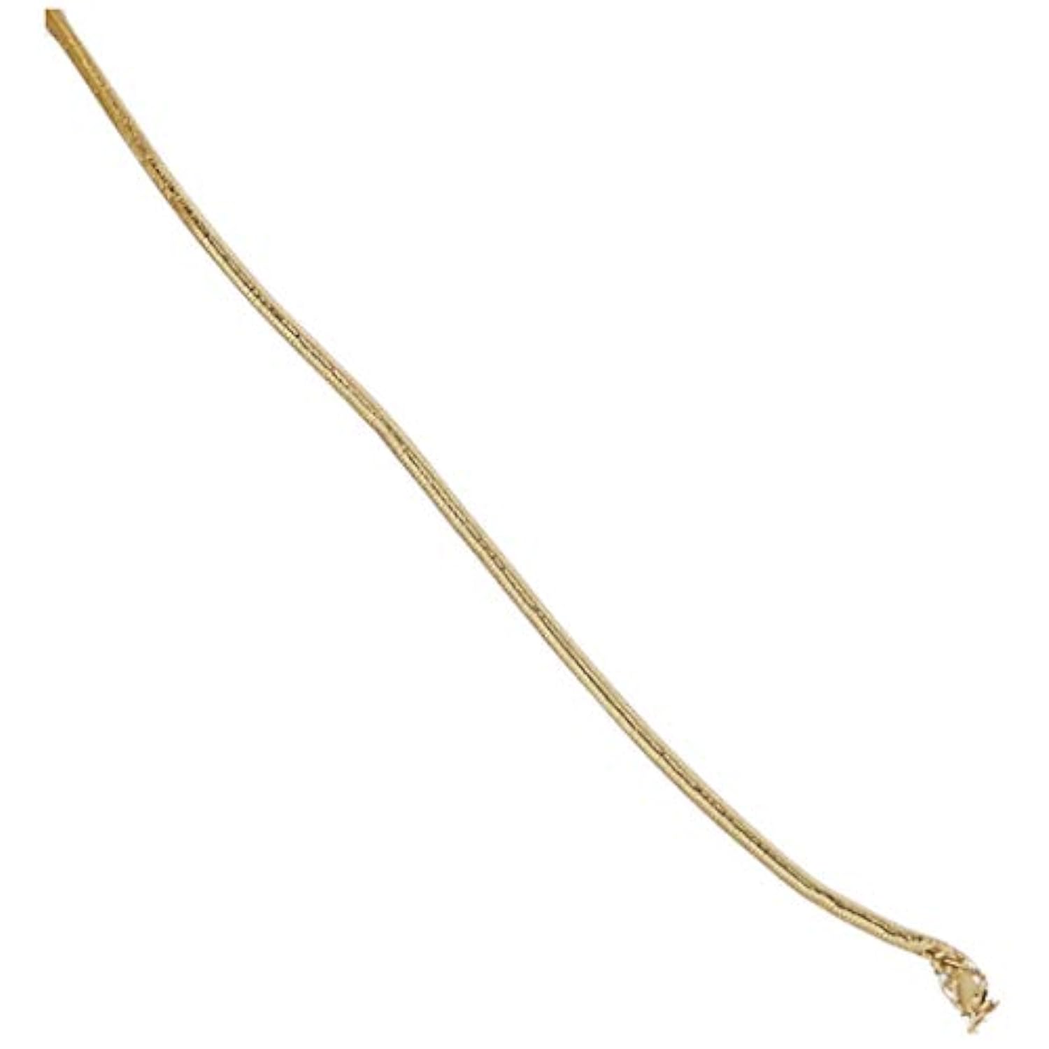 1318/50-634 Stretch Cord Polyester Ribbon, 50 Yd, Gold