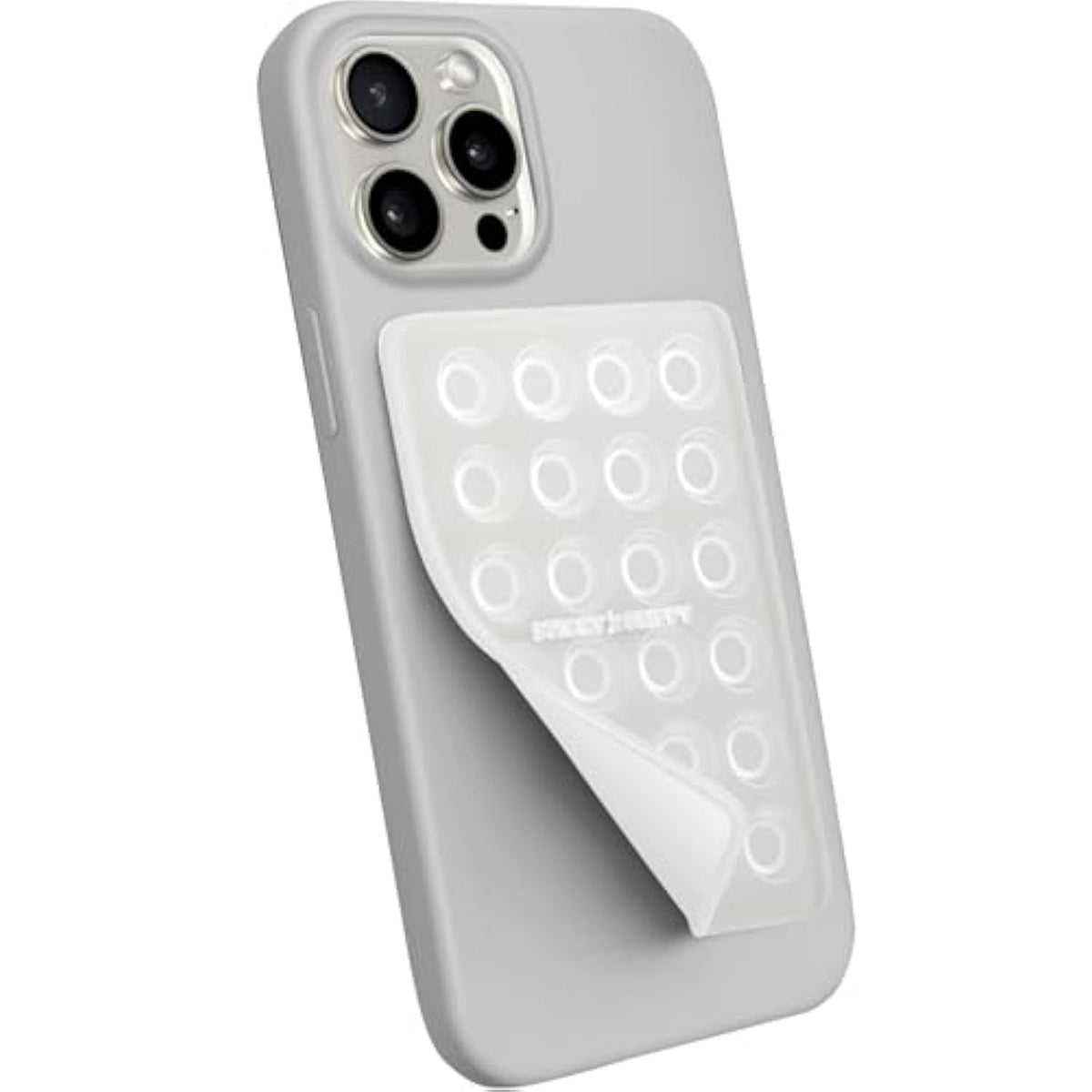 Suction Phone Mount, Hands-Free Silicone Holder for iPhone/Android, Translucent